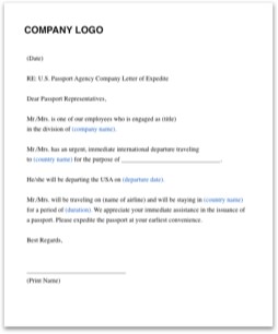 Company letter